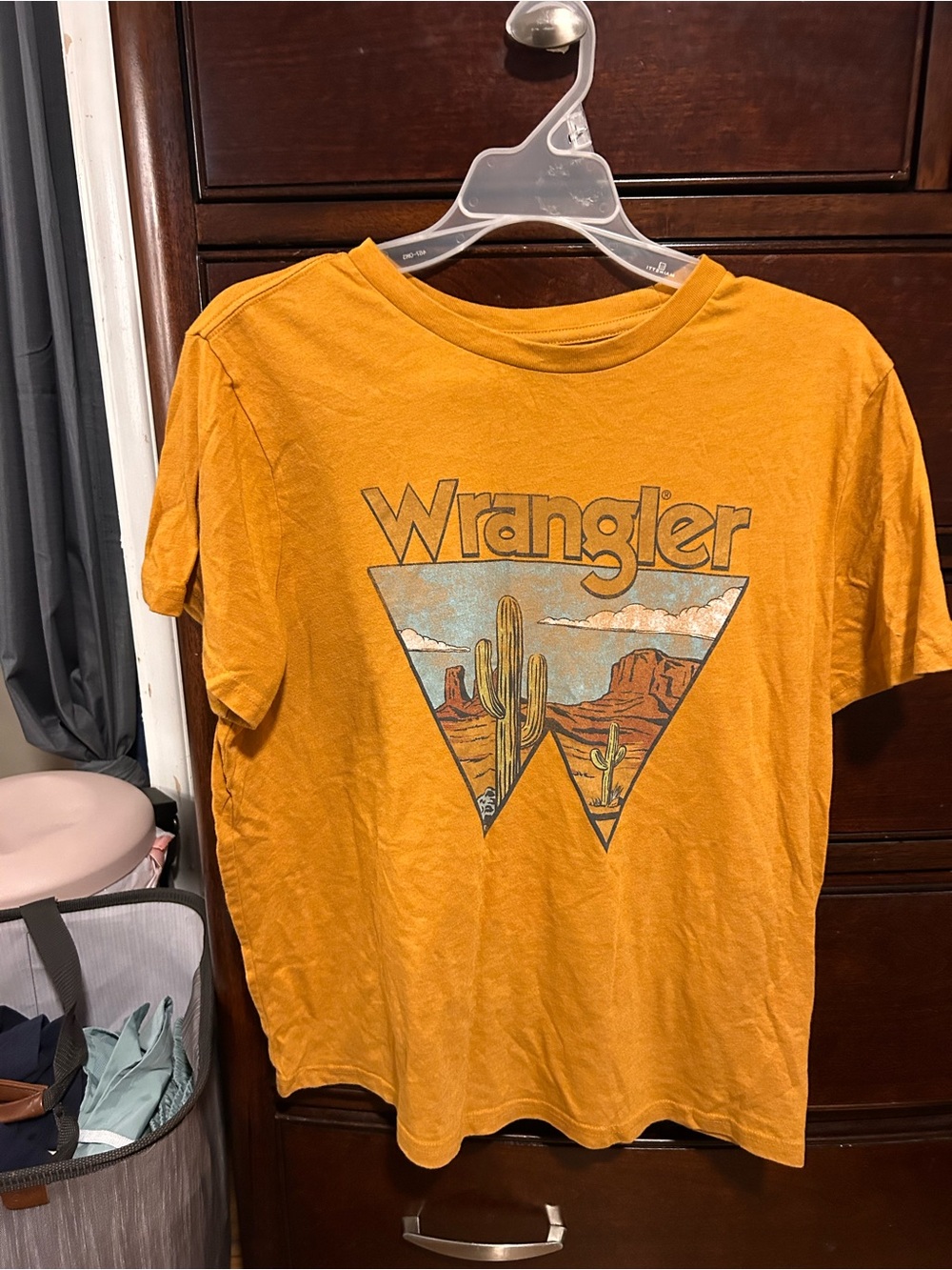 Wrangler Mustard Yellow Desert Graphic Tee